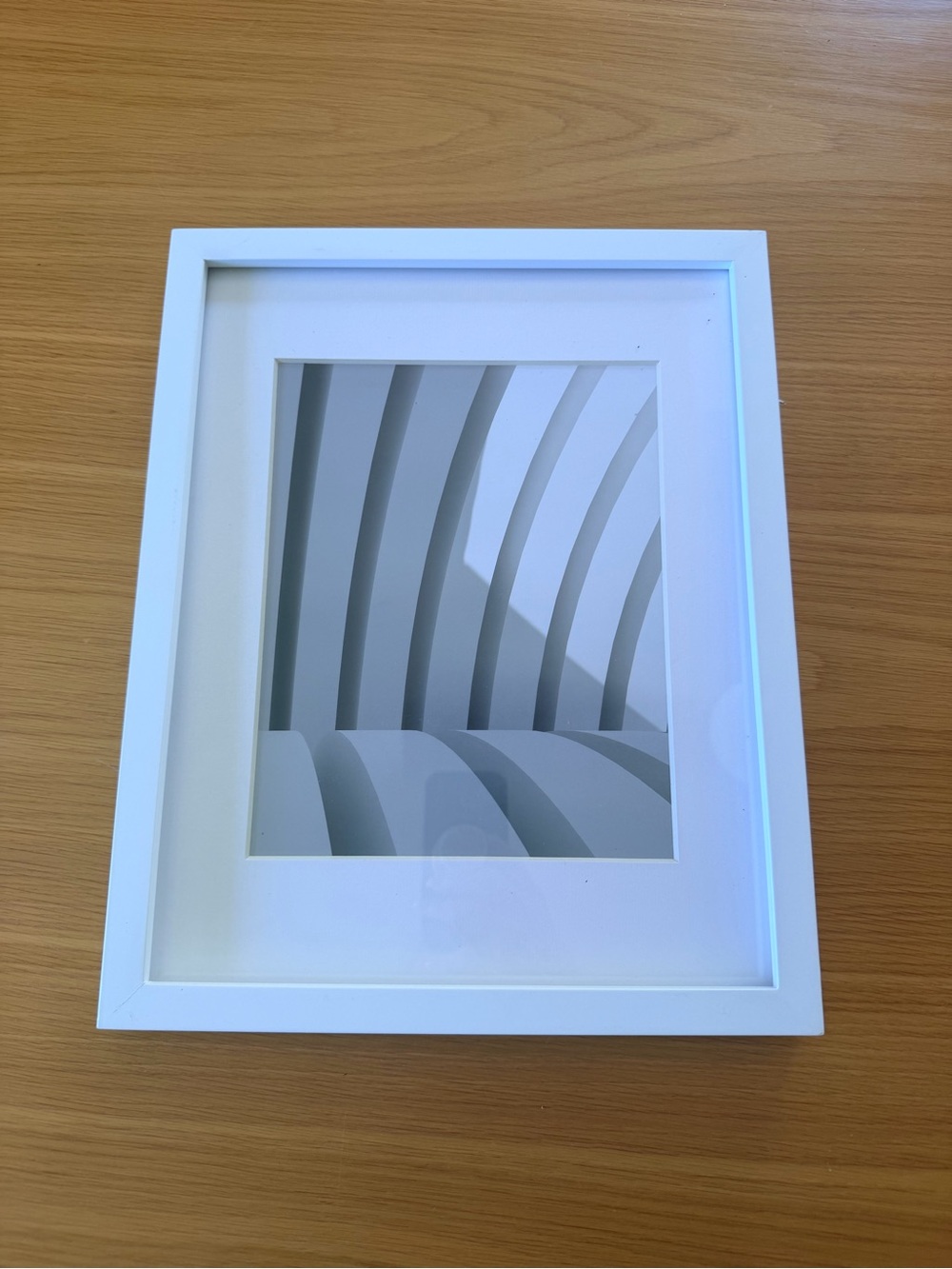 Room Essentials White Thin Gallery Frame with matt/glass
